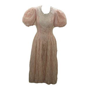 SOLD Vintage Gunne Sax Victorian Edwardian Dress